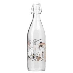 Стеклянная бутылка, 1 л цена и информация | Стаканы, фужеры, кувшины | pigu.lt