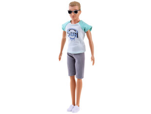 Lėlė berniukas Anlily su šortais, marškinėliais ir akiniais kaina ir informacija | Žaislai mergaitėms | pigu.lt