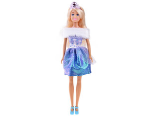 Кукла Anlily 30 см с фиолетовым платьем и мехом цена и информация | Игрушки для девочек | pigu.lt