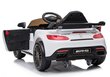 Vienvietis vaikiškas akumuliatorinis automobilis Mercedes GT R, baltas kaina ir informacija | Elektromobiliai vaikams | pigu.lt