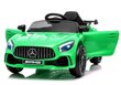 Vienvietis vaikiškas akumuliatorinis automobilis Mercedes GT R, žalias kaina ir informacija | Elektromobiliai vaikams | pigu.lt