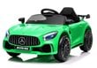 Vienvietis vaikiškas akumuliatorinis automobilis Mercedes GT R, žalias kaina ir informacija | Elektromobiliai vaikams | pigu.lt