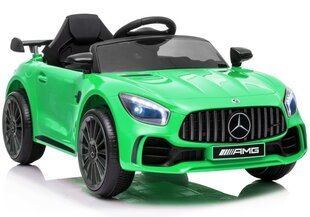 Vienvietis vaikiškas akumuliatorinis automobilis Mercedes GT R, žalias kaina ir informacija | Elektromobiliai vaikams | pigu.lt