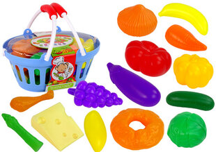 Žaislinis maisto produktų rinkinys su pirkinių krepšeliu kaina ir informacija | Žaislai mergaitėms | pigu.lt