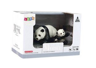 Pandų figūrėlių rinkinys Lean Toys, 2 vnt. kaina ir informacija | Žaislai berniukams | pigu.lt