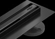 Dušo latakas Mexen Flat 360 Slim, Black, 140 cm цена и информация | Dušo latakai | pigu.lt