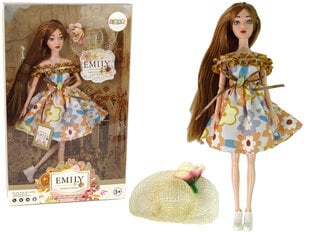 Lėlė su skrybėle Emily kaina ir informacija | Žaislai mergaitėms | pigu.lt