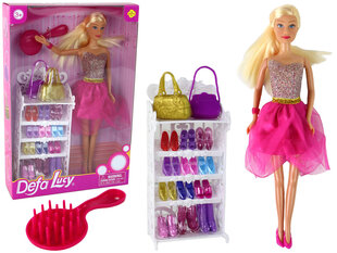 Lėlė Lucy su rožine suknele ir priedais цена и информация | Игрушки для девочек | pigu.lt