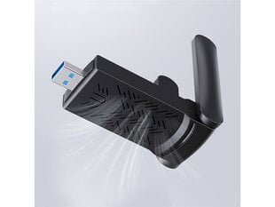 USB Wifi adapteris USB 3.0 1300mbps dviguba antena kaina ir informacija | Nenurodyta Kompiuterinė technika | pigu.lt