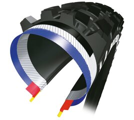 Dviračio padanga Michelin Wild Enduro Rear 27,5", juoda kaina ir informacija | Dviračių kameros ir padangos | pigu.lt
