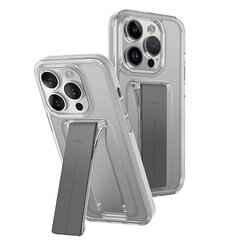 UNIQ etui Heldro Mount with Stand iPhone 15 Pro Max 6.7" przeźroczysty|lucent clear цена и информация | Чехлы для телефонов | pigu.lt