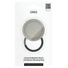 UNIQ Flixa Magnetic Base magnetyczna baza do montażu szary|flint grey цена и информация | Аксессуары для телефонов | pigu.lt