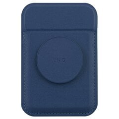 UNIQ Flixa magnetyczny portfel na karty z podpórką granatowy|navy blue цена и информация | Аксессуары для телефонов | pigu.lt