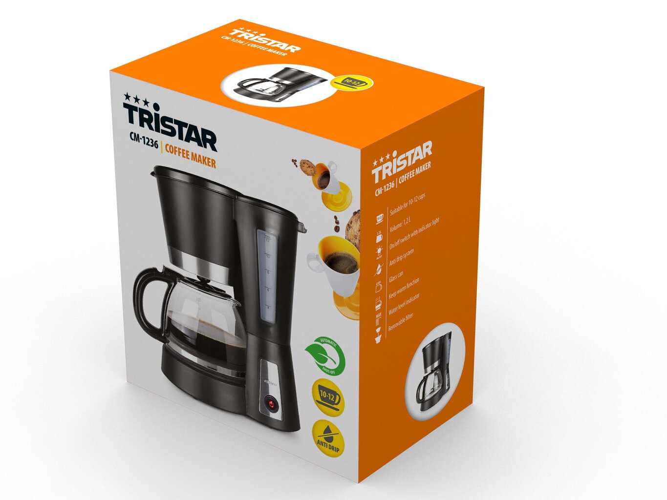 Tristar CM-1236 kaina ir informacija | Kavos aparatai | pigu.lt