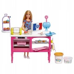 Konditerijos rinkinys lėlėms Barbie HJY19 kaina ir informacija | Žaislai mergaitėms | pigu.lt