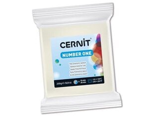 Polimerinis molis Cernit No.1 027 opaque white, 250g цена и информация | Принадлежности для рисования, лепки | pigu.lt