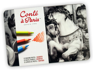 Pasteliniai pieštukai Conte a Paris, 12vnt. kaina ir informacija | Piešimo, tapybos, lipdymo reikmenys | pigu.lt