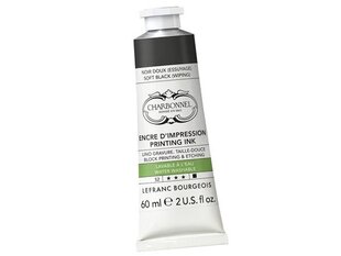 Spaudos dažai LB Charbonnel Aqua Wash 285 soft black, 60ml, juodi цена и информация | Принадлежности для рисования, лепки | pigu.lt