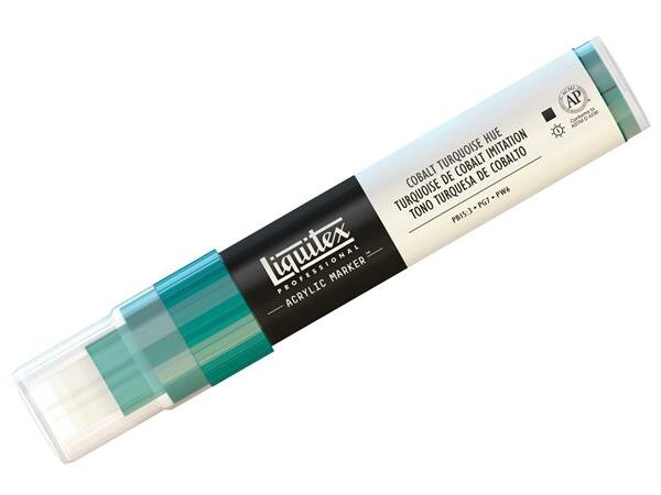Akrilinis markeris Liquitex 15mm 0169 cobalt turquoise hue, žalias цена и информация | Piešimo, tapybos, lipdymo reikmenys | pigu.lt