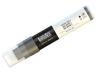 Akrilinis markeris Liquitex 15mm 5599 neutral grey 5, pilkas цена и информация | Принадлежности для рисования, лепки | pigu.lt