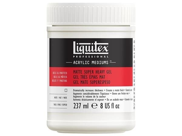 Speciali priemonė - gelis akriliniams dažams Liquitex Matte Super Heavy, 237ml цена и информация | Piešimo, tapybos, lipdymo reikmenys | pigu.lt