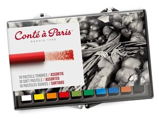 Minkštos pastelės Conte a Paris, 10vnt. kaina ir informacija | Piešimo, tapybos, lipdymo reikmenys | pigu.lt