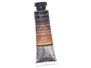 Akvareliniai dažai Sennelier l'Aquarelle 202 burnt umber, 10ml, rudi kaina ir informacija | Piešimo, tapybos, lipdymo reikmenys | pigu.lt