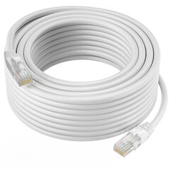 Сетевой кабель RJ-45 CAT 5e LAN Сетевой кабель с 2 разъемами RJ45, 30 м цена и информация | Кабели и провода | pigu.lt