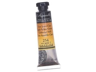 Akvareliniai dažai Sennelier l'Aquarelle 254 light yellow ochre, 10ml, geltoni kaina ir informacija | Piešimo, tapybos, lipdymo reikmenys | pigu.lt