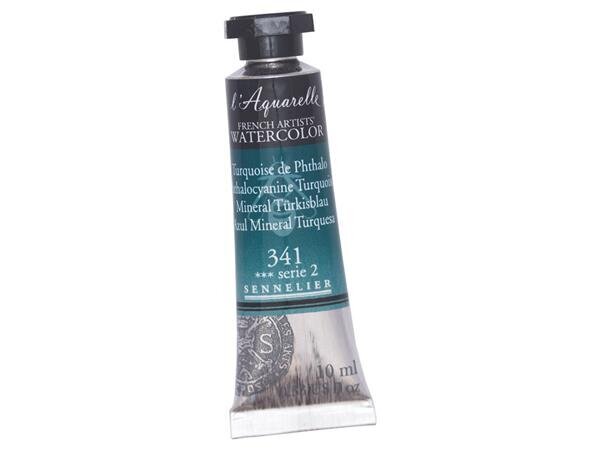 Akvareliniai dažai Sennelier l'Aquarelle 341 phthalocyanine turquoise, 10ml, žali цена и информация | Piešimo, tapybos, lipdymo reikmenys | pigu.lt