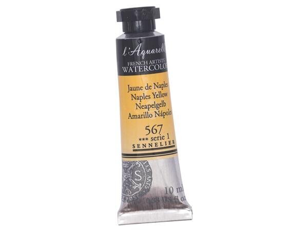 Akvareliniai dažai Sennelier l'Aquarelle 567 naples yellow, 10ml, geltoni kaina ir informacija | Piešimo, tapybos, lipdymo reikmenys | pigu.lt