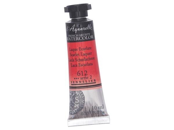 Akvareliniai dažai Sennelier l'Aquarelle 612 scarlet laquer, 10ml, raudoni цена и информация | Piešimo, tapybos, lipdymo reikmenys | pigu.lt