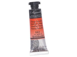 Akvareliniai dažai Sennelier l'Aquarelle 641 Sennelier orange, 10ml, oranžiniai цена и информация | Принадлежности для рисования, лепки | pigu.lt