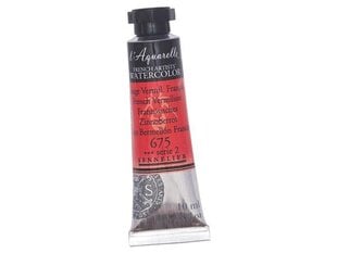 Akvareliniai dažai Sennelier l'Aquarelle 675 french vermilion, 10ml, raudoni цена и информация | Принадлежности для рисования, лепки | pigu.lt