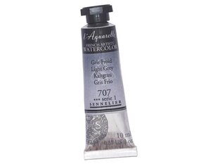 Akvareliniai dažai Sennelier l'Aquarelle 707 light grey, 10ml, pilki kaina ir informacija | Piešimo, tapybos, lipdymo reikmenys | pigu.lt