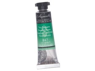 Akvareliniai dažai Sennelier l'Aquarelle 847 emerald green, 10ml, žali kaina ir informacija | Piešimo, tapybos, lipdymo reikmenys | pigu.lt