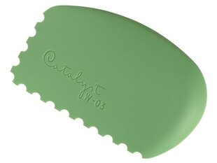 Dažų gremžtukas iš silikono Princeton Catalyst Wedge W-03 green, žalias цена и информация | Принадлежности для рисования, лепки | pigu.lt