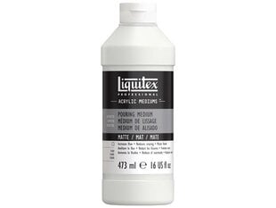Speciali priemonė akriliniams dažams Liquitex Pouring Matte Medium, 473ml kaina ir informacija | Piešimo, tapybos, lipdymo reikmenys | pigu.lt