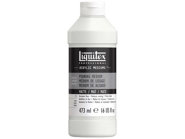 Speciali priemonė akriliniams dažams Liquitex Pouring Matte Medium, 473ml kaina ir informacija | Piešimo, tapybos, lipdymo reikmenys | pigu.lt