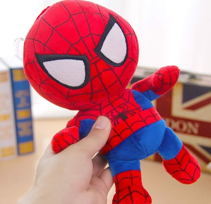 Pliušinis žaislas HappyJoe Superherojus, Spiderman, 27cm цена и информация | Minkšti (pliušiniai) žaislai | pigu.lt