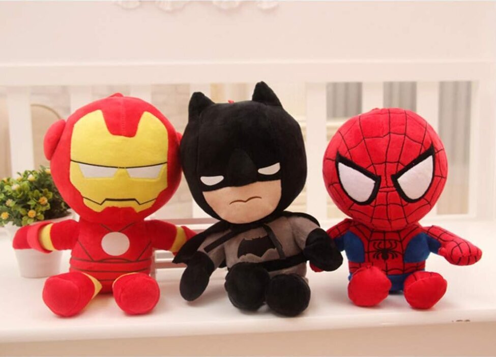 Pliušinis žaislas HappyJoe Superherojus, Iron Man, 27cm kaina ir informacija | Minkšti (pliušiniai) žaislai | pigu.lt