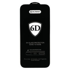 Закаленное  Стекло на полный экран 6D ДЛЯ Samsung Galaxy A13 4G BLACK цена и информация | Защитные пленки для телефонов | pigu.lt