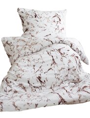 Комплект постельного белья Jerry Fabrics Marble Brown, 140х200, 2 шт. цена и информация | Постельное белье | pigu.lt