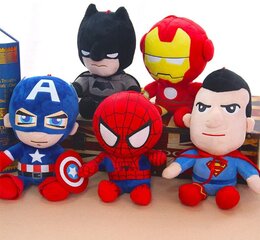 Pliušiniai žaislai HappyJoe penki Superherojai, 27cm kaina ir informacija | Minkšti (pliušiniai) žaislai | pigu.lt