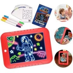 Доска для рисования с подсветкой Magic Pad 3DX9 цена и информация | Развивающие игрушки | pigu.lt