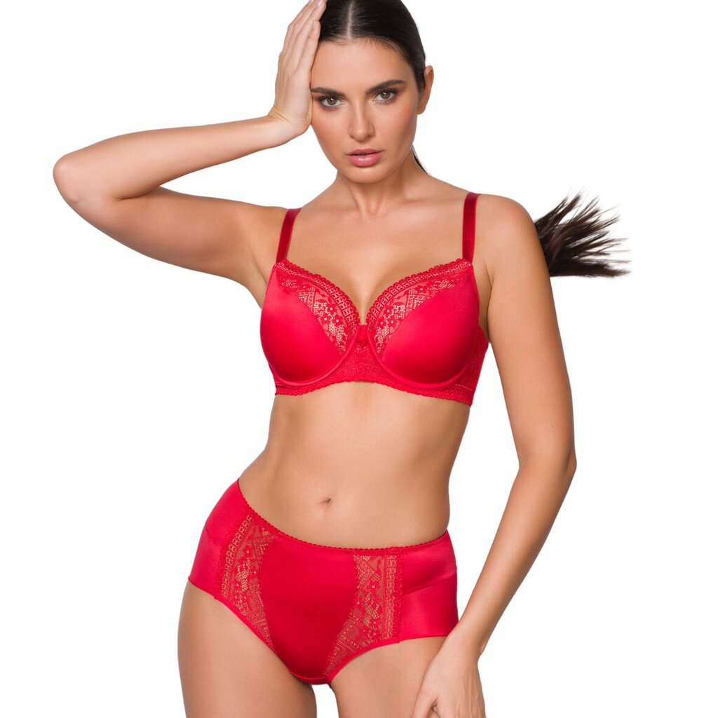 Liemenėlė moterims V.O.V.A. Lingerie, raudona kaina ir informacija | Liemenėlės | pigu.lt