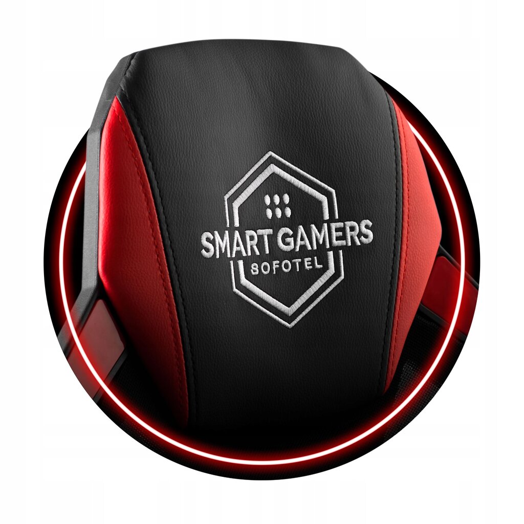 Žaidimų kėdė Sofotel Shiro, juoda/raudona kaina ir informacija | Biuro kėdės | pigu.lt