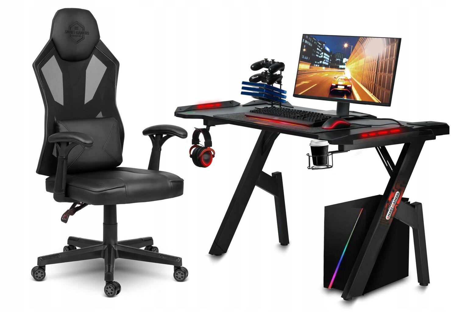 Žaidimų kėdė Sofotel Shiro, juoda цена и информация | Biuro kėdės | pigu.lt