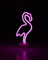 Šviečianti dekoracija Flamingas, 1 vnt. kaina ir informacija | Interjero detalės | pigu.lt