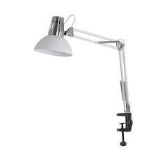 настольная лампа liza 1xe14 хром h330 мм цена и информация | Настольные светильники | pigu.lt